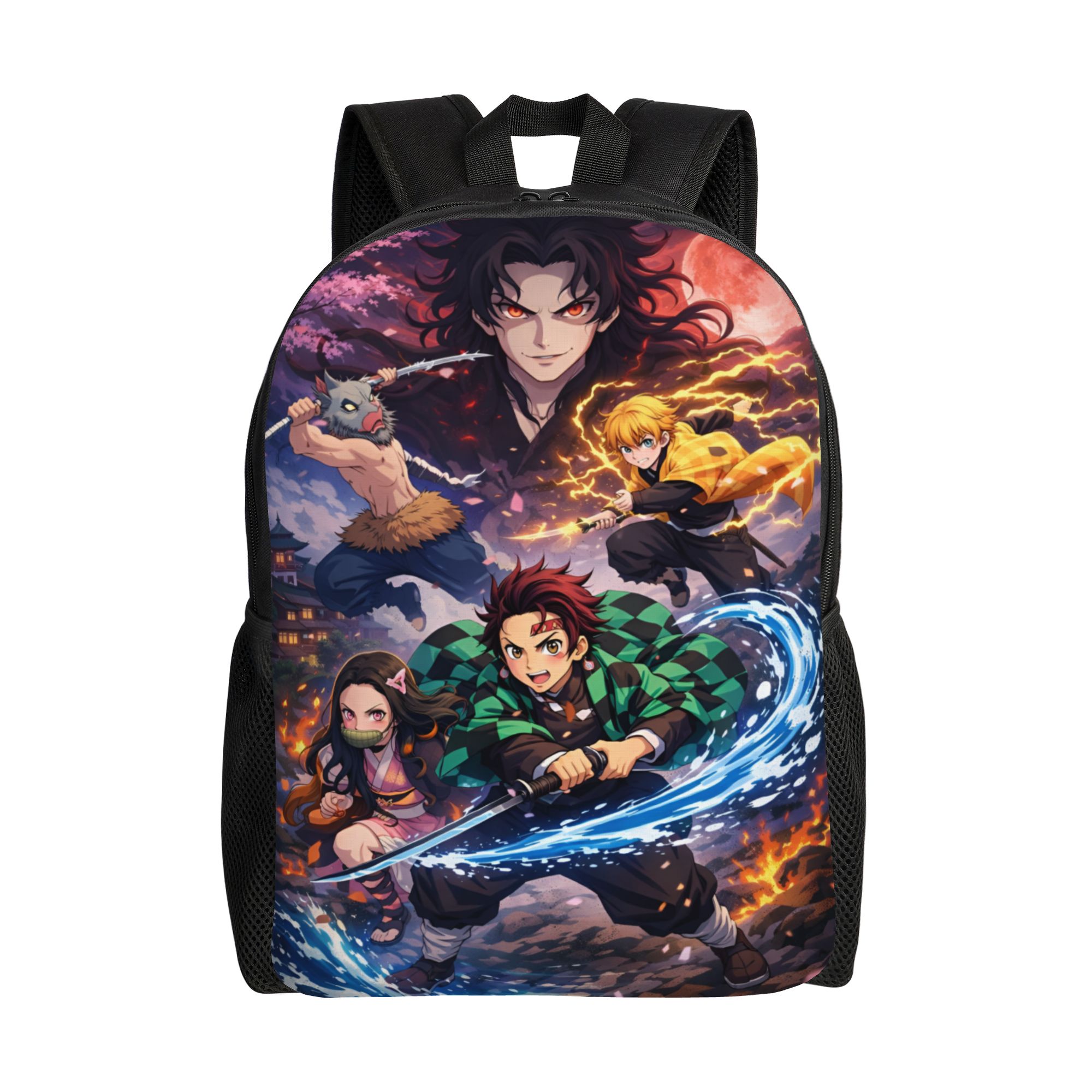 Laptop Accessories Bag - D-Demons Slayers Seyahat Sırt Çantası Kadın