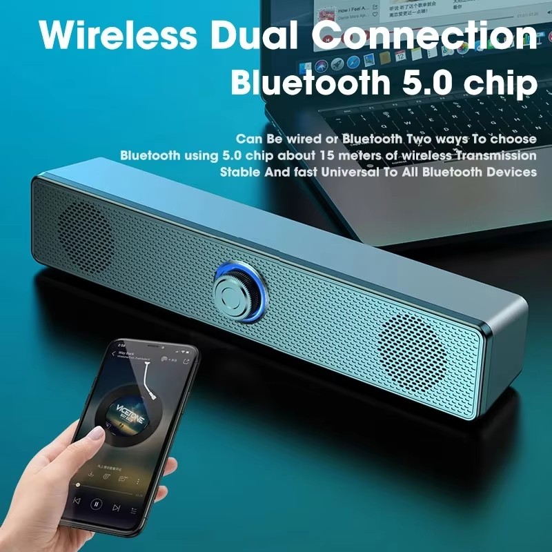 Laptop Stand Portable - Müzik Soundbar Bilgisayar Caixa De Som