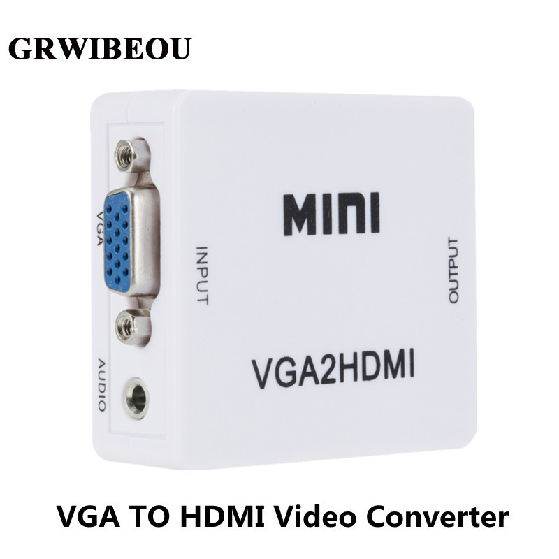 Hdmi Vga Adapter - VGA'dan HDMI'ya Uyumlu Video Adaptör Konektörü