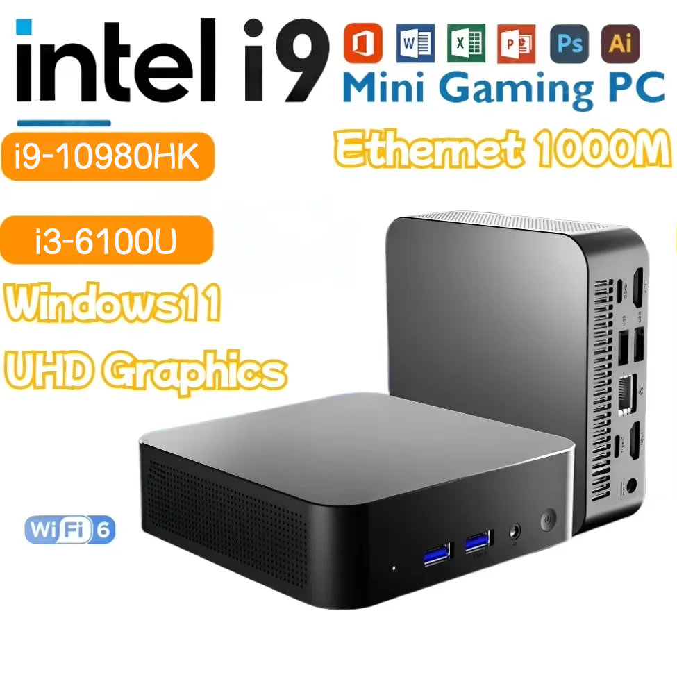 Laptop Accessories Sleeve - YENİ MİNİ BİLGİSAYAR Intel Core i9