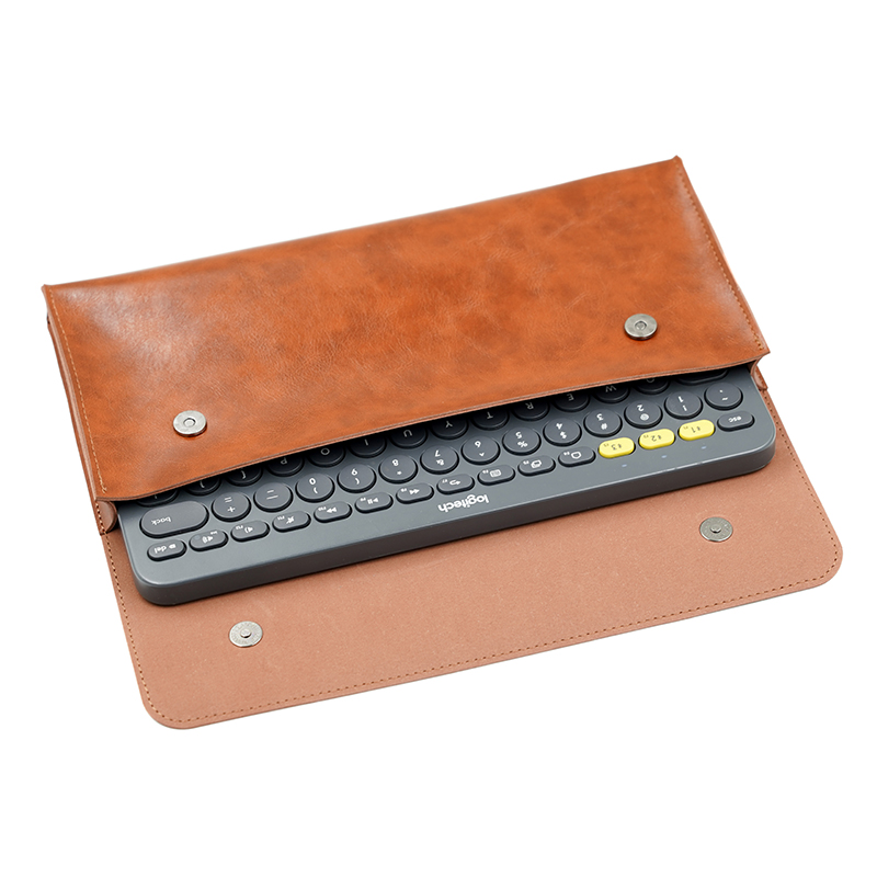 Laptop Accessories Sleeve - Planck 40% için PU deri klavye