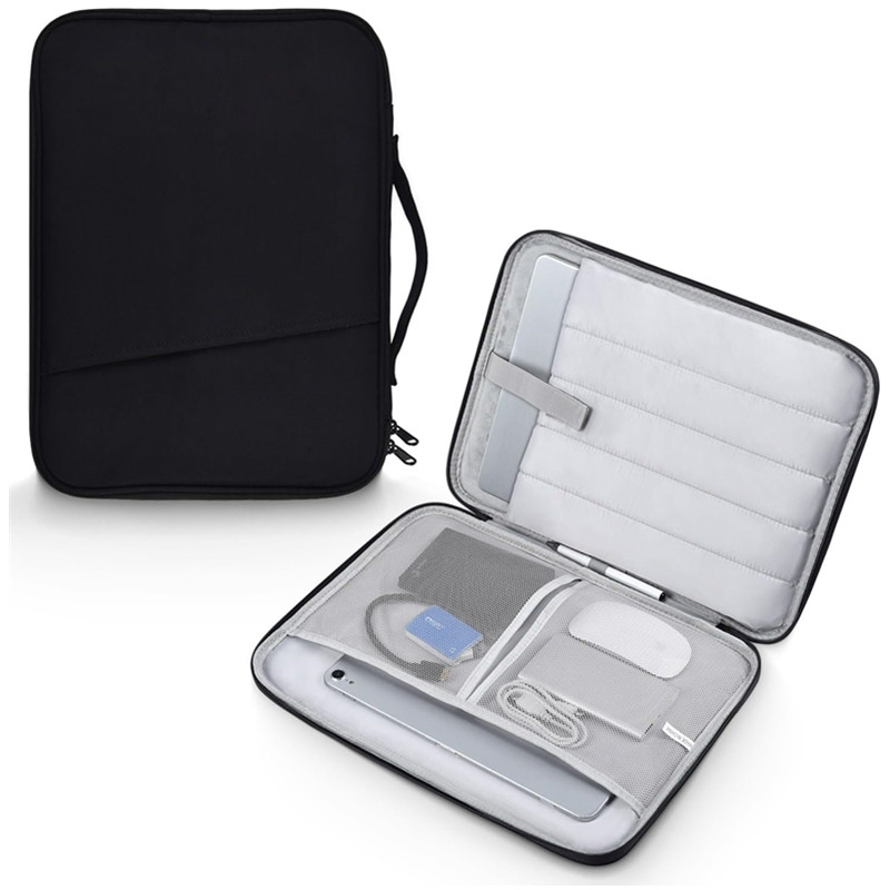 Laptop Accessories Sleeve - Su Geçirmez Darbeye Dayanıklı Laptop Saplı