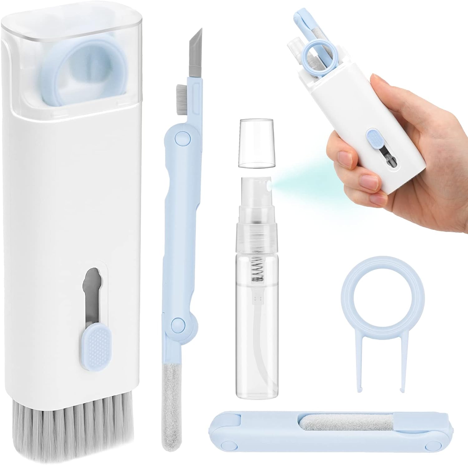 Screen Cleaning Kit - 7'si 1 Arada Elektronik Temizlik Seti,