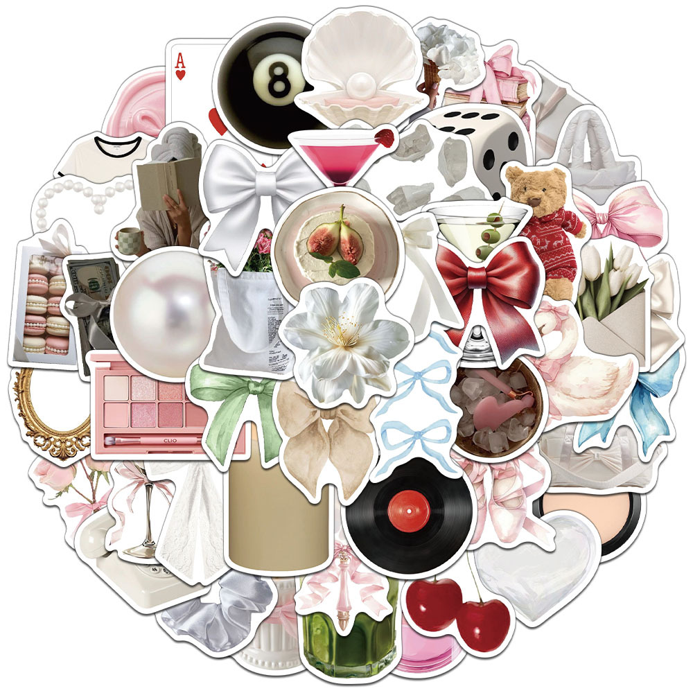 Laptop Accessories Girly - 52 adet Nazik Kız INS Estetik