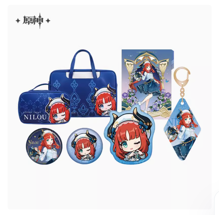 Laptop Accessories Bag - 2024 Anime Genshin Etki bir Dizisi