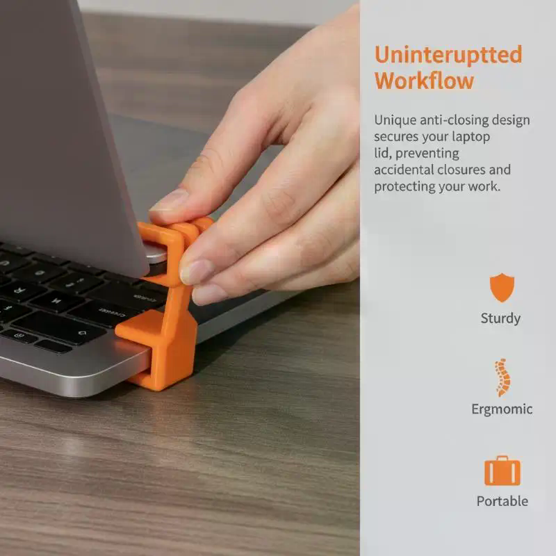 Laptop Stand Portable - Taşınabilir Kapanmayı Önleyici Dizüstü Bilgisayar Standı