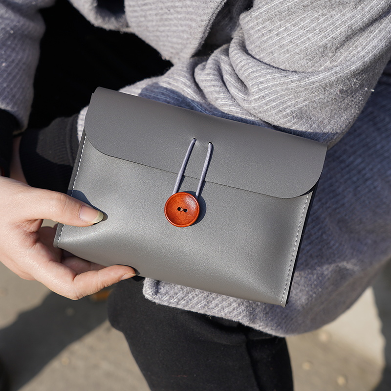Laptop Accessories Sleeve - PU deri şarj saklama torbaları kol