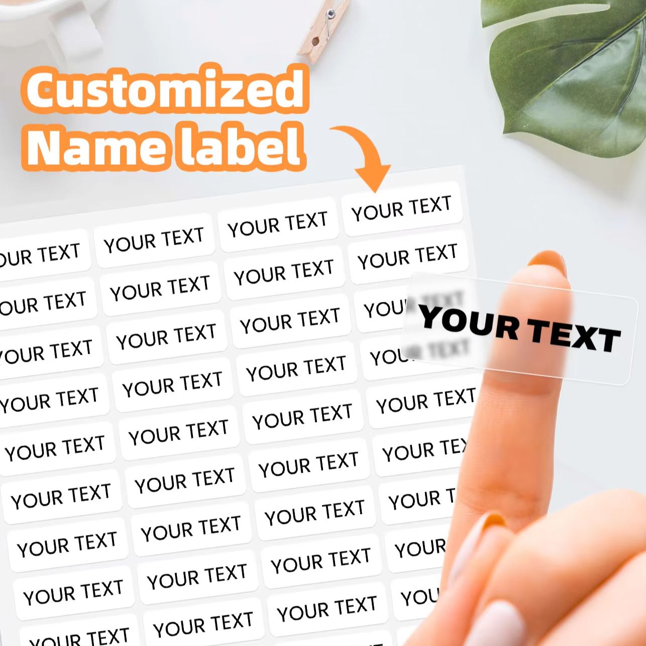 Laptop Accessories Name - 1-600PCS Özel İsim Çıkartmaları, Ofis Malzemeleri,