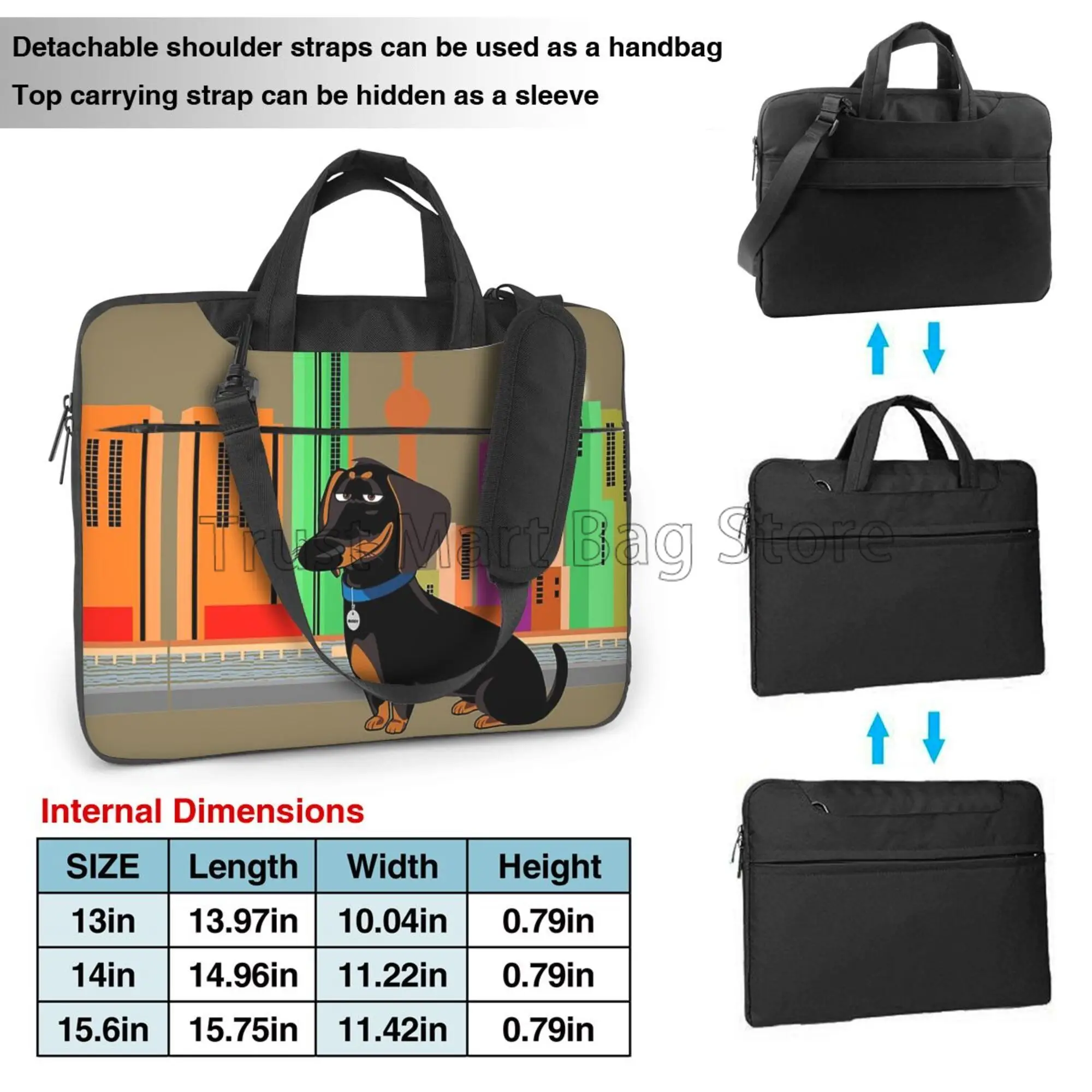 Sevimli Dachshund baskı dizüst - Laptop Accessories Case incelemesi ve fiyatı