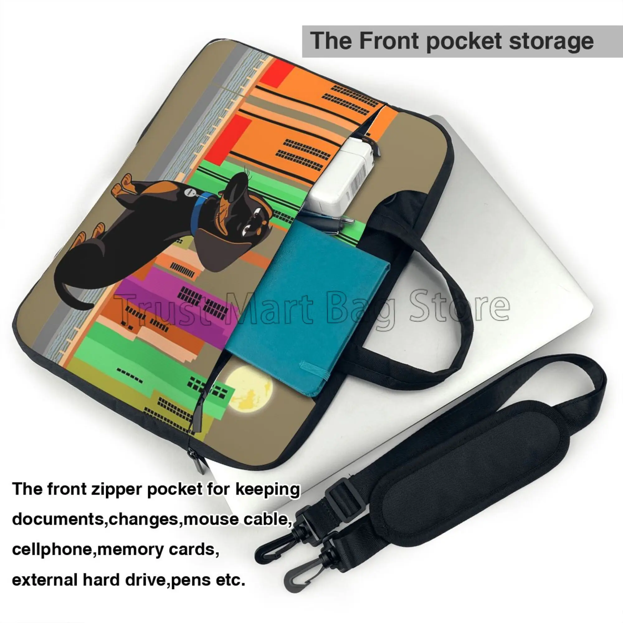 Sevimli Dachshund baskı dizüst - Laptop Accessories Case incelemesi ve fiyatı