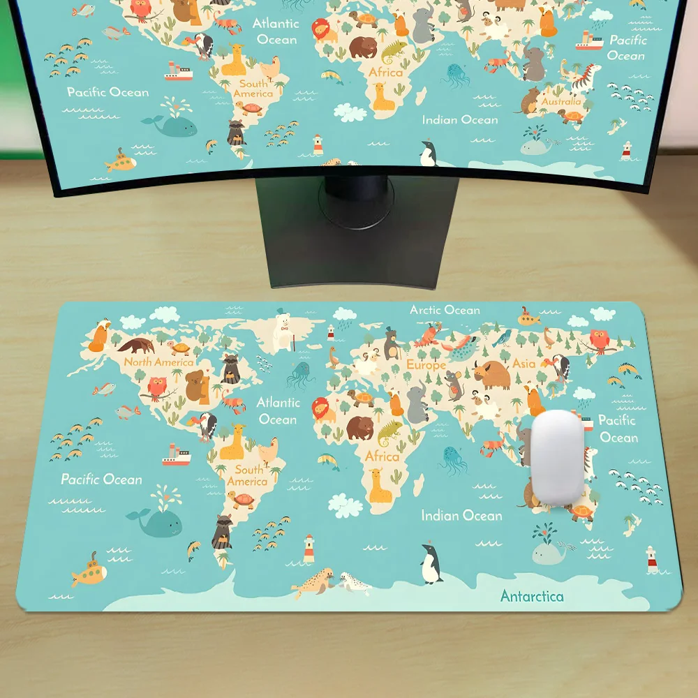 Dünya Haritası Oyun Mouse Pad  - Laptop Accessories World incelemesi ve fiyatı