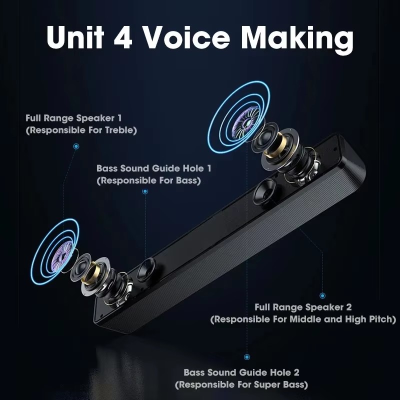 Müzik Soundbar Bilgisayar Caix - Laptop Stand Portable incelemesi ve fiyatı