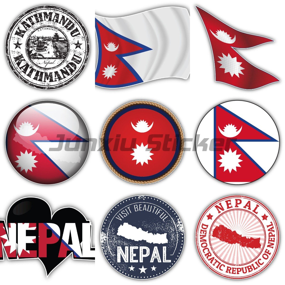 Nepal Bayrağı Tampon Vinil Bis - Laptop Accessories Nepal incelemesi ve fiyatı