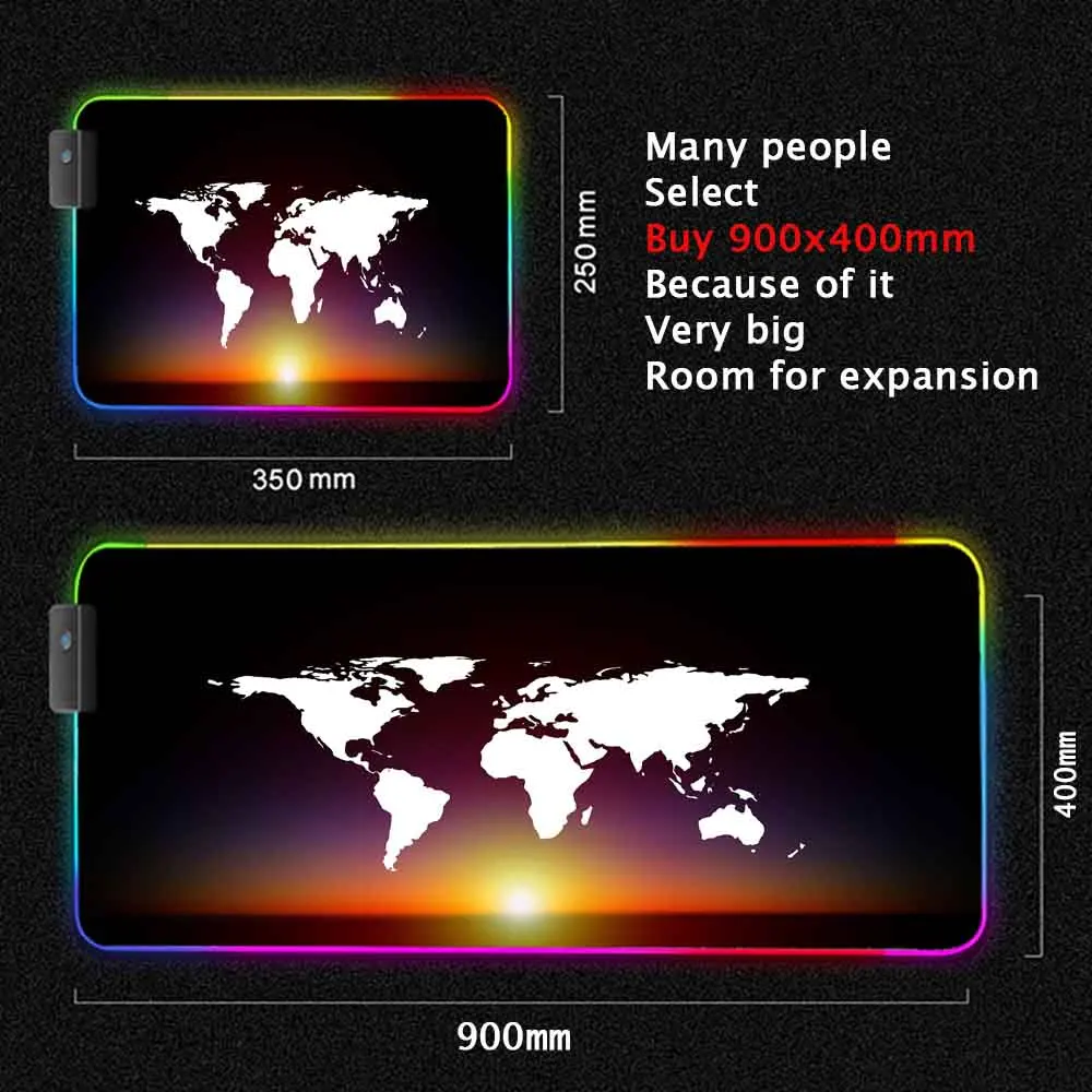 World Map Mouse Pad Gaming Mou - Laptop Accessories World incelemesi ve fiyatı