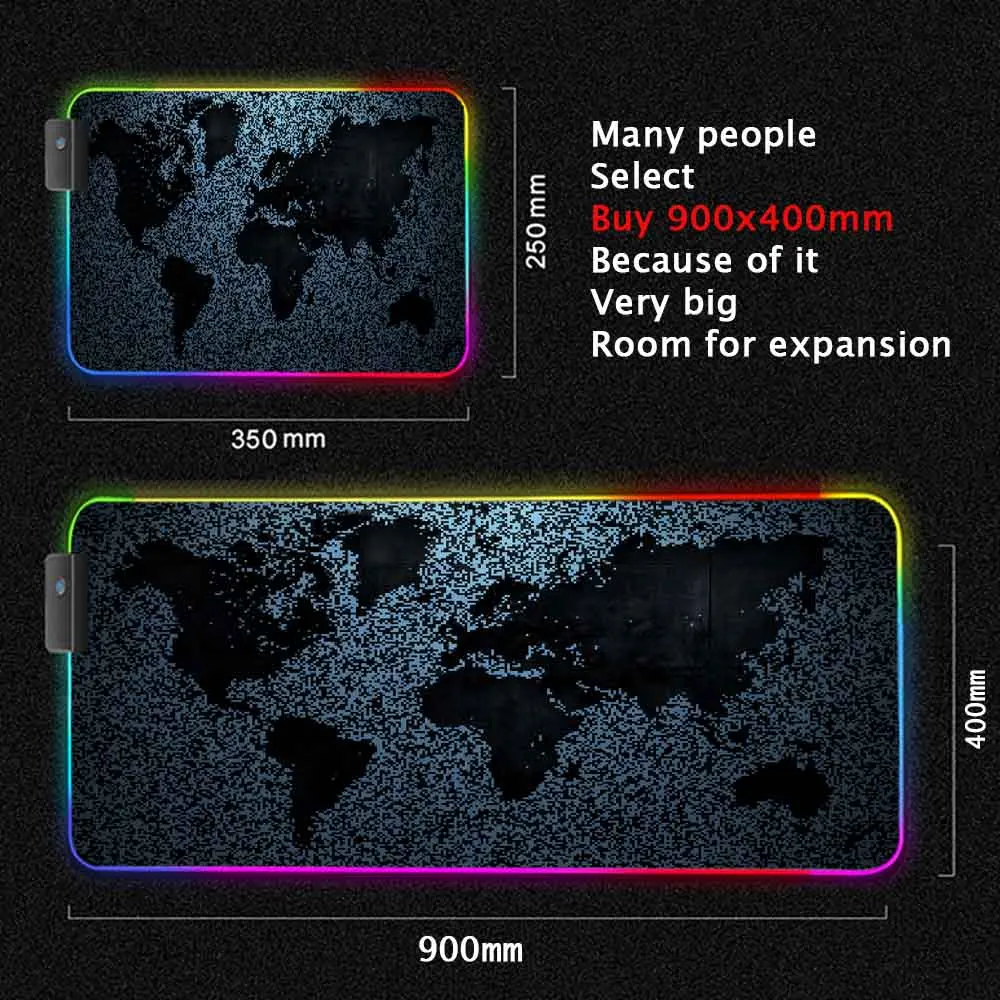 World Map Mouse Pad Gaming Mou - Laptop Accessories World incelemesi ve fiyatı