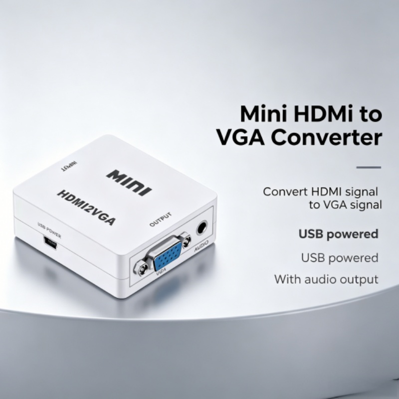 HDMI - VGA Dönüştürücü, Sesli  - Hdmi Vga Adapter incelemesi ve fiyatı