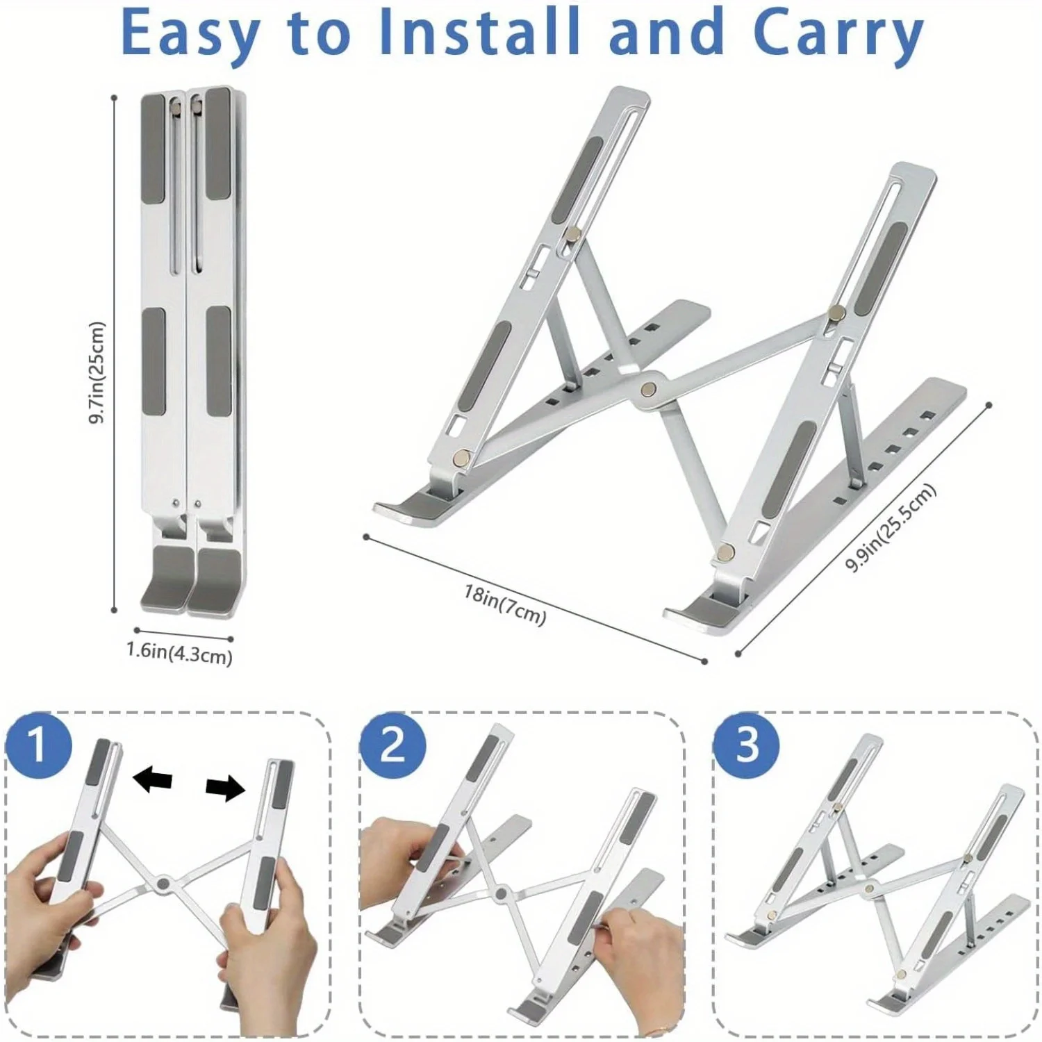 Ayarlanabilir Alüminyum Dizüst - Laptop Stand Portable incelemesi ve fiyatı