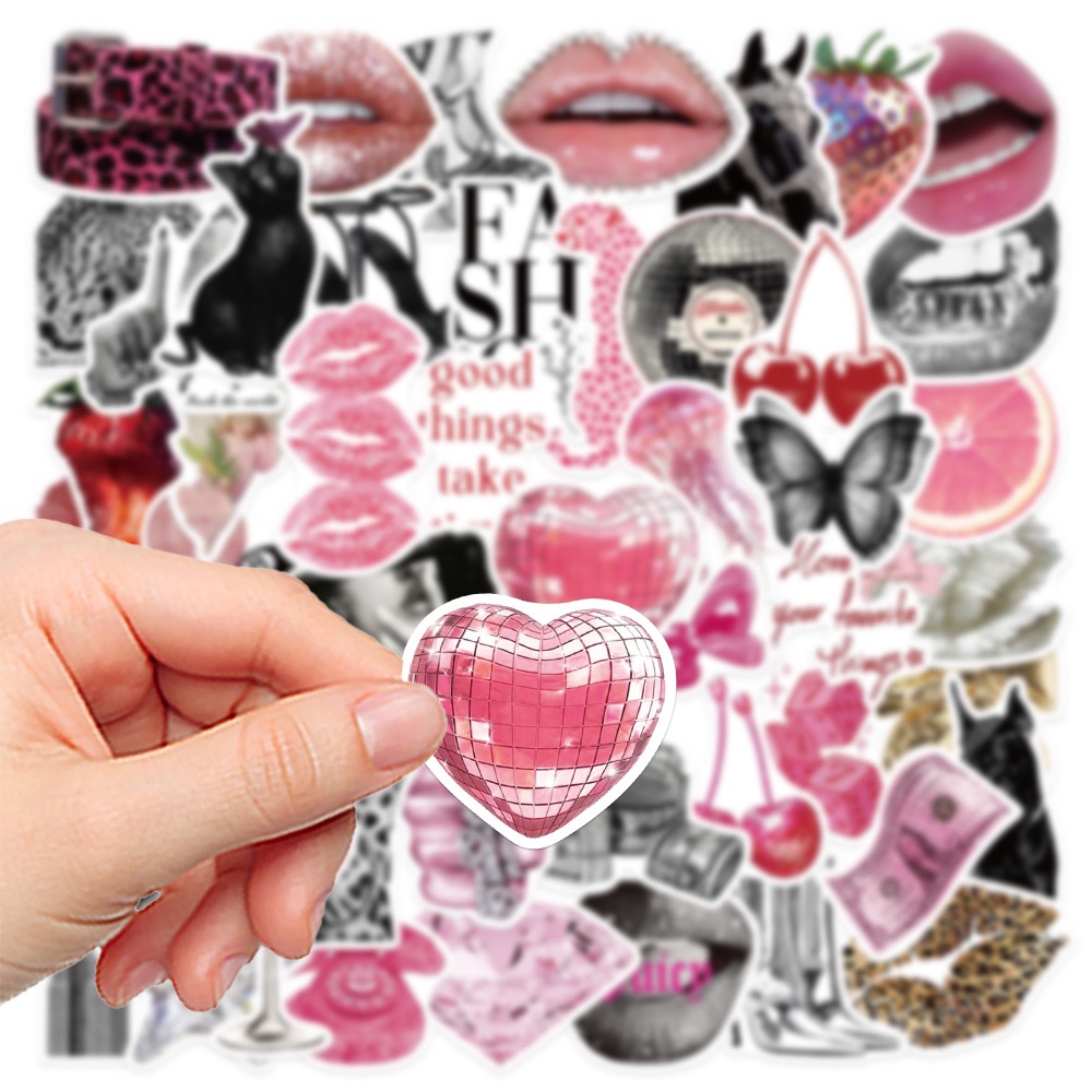 50 adet moda Y2K gümüş pembe ş - Laptop Accessories Girly incelemesi ve fiyatı
