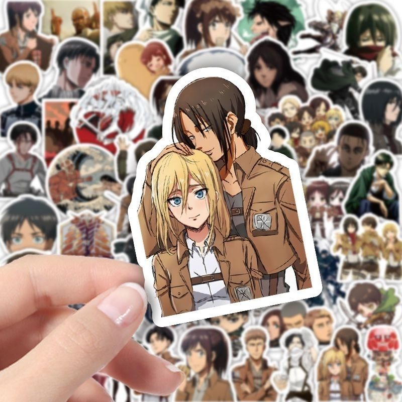 60 adet Titan Anime çıkartmala - Laptop Accessories Case incelemesi ve fiyatı