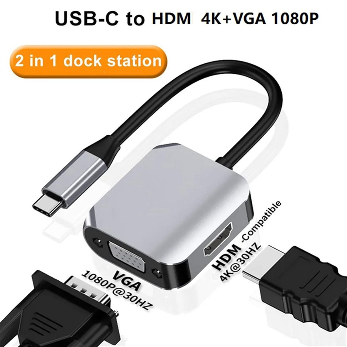 *A14E USB C Bağlantı İstasyonu - Hdmi Vga Adapter incelemesi ve fiyatı