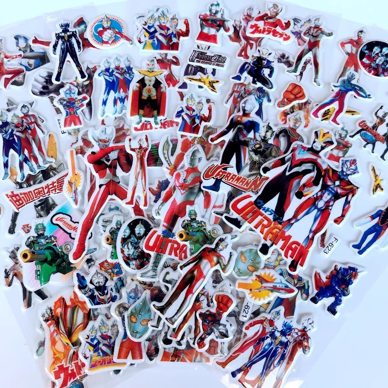 10 adet Karikatür Ultraman 3D  - Laptop Accessories For Protection incelemesi ve fiyatı