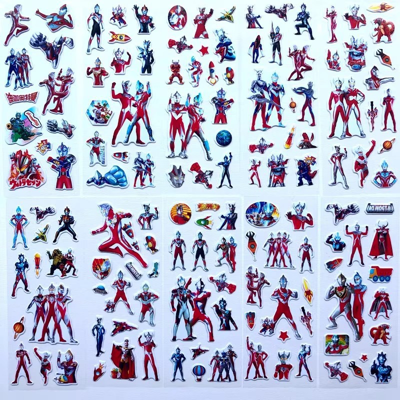10 adet Karikatür Ultraman 3D  - Laptop Accessories For Protection incelemesi ve fiyatı