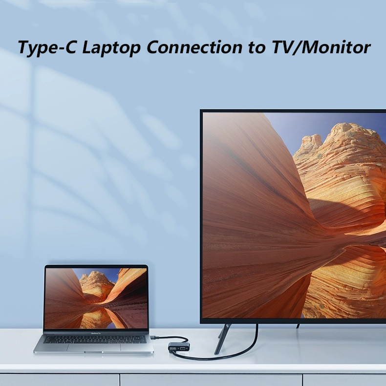 UGREEN USB C Hub Type-C - HDMI - Hdmi Vga Adapter incelemesi ve fiyatı