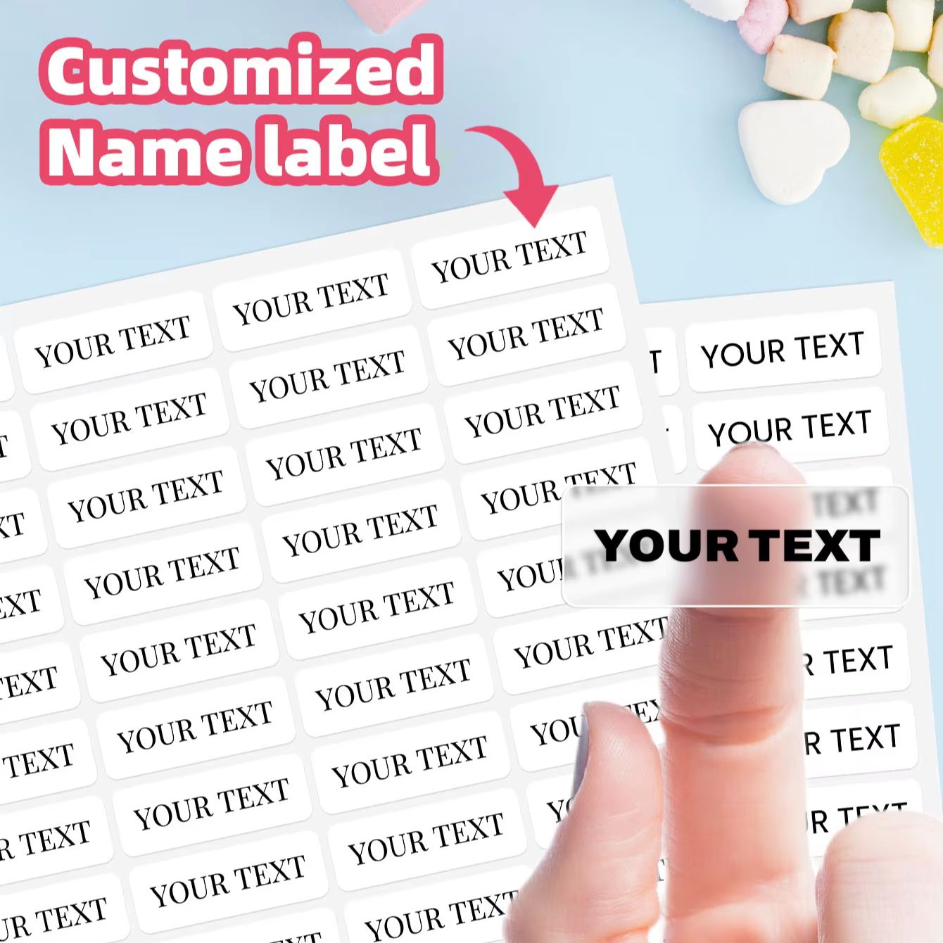 1-600PCS Özel İsim Çıkartmalar - Laptop Accessories Name incelemesi ve fiyatı
