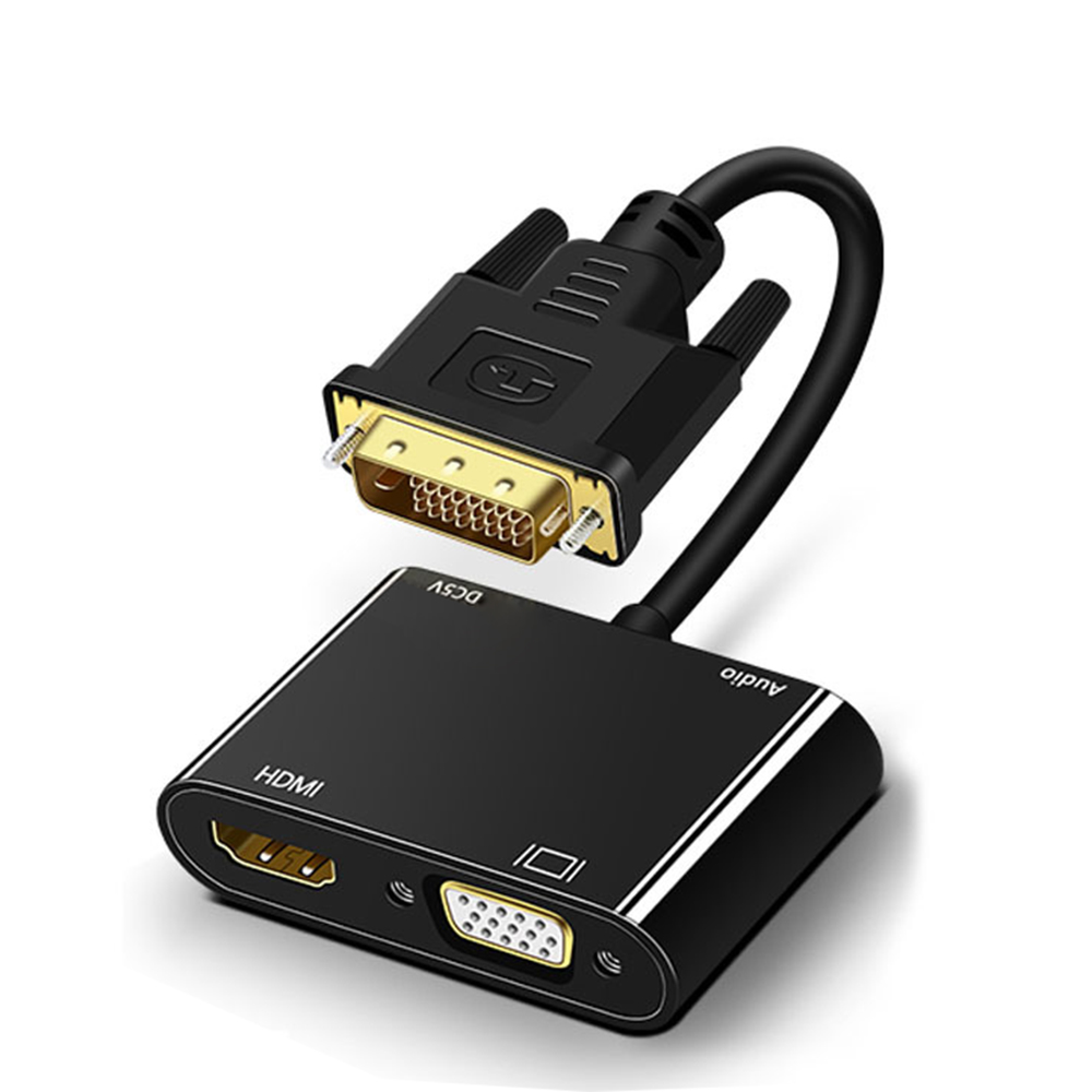 1080P DVI VGA HDMI dağıtıcı dö - Hdmi Vga Adapter incelemesi ve fiyatı